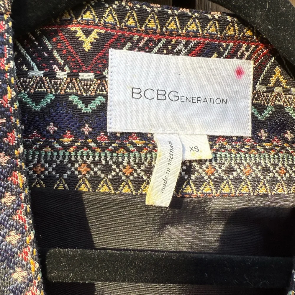 BCBGeneration Multicolor Patterned Blazer - Picture 3 of 4